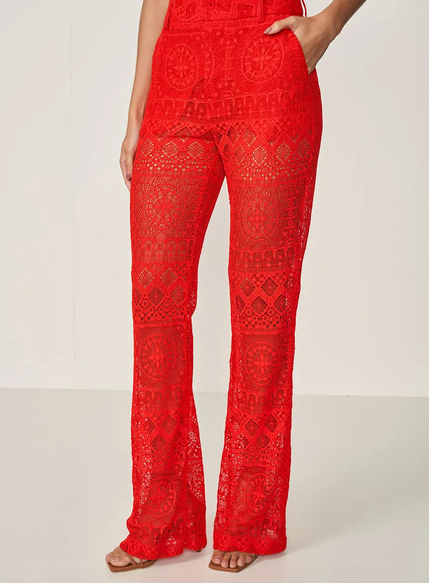 Calça Laise Vermelha