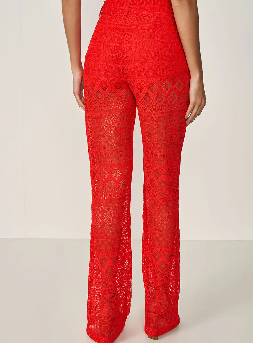 Calça Laise Vermelha