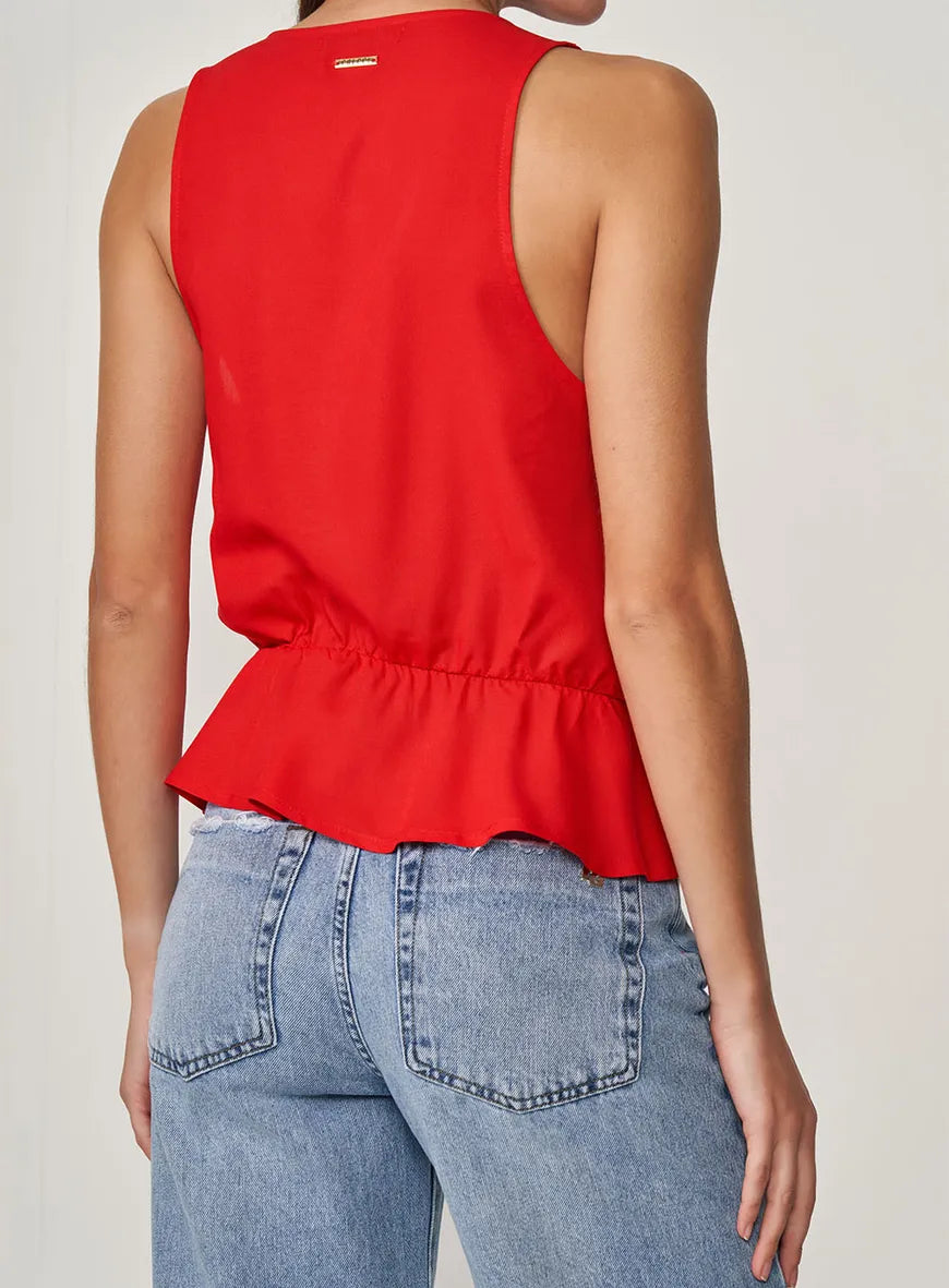 Blusa Acinturada Com Tarnspasse