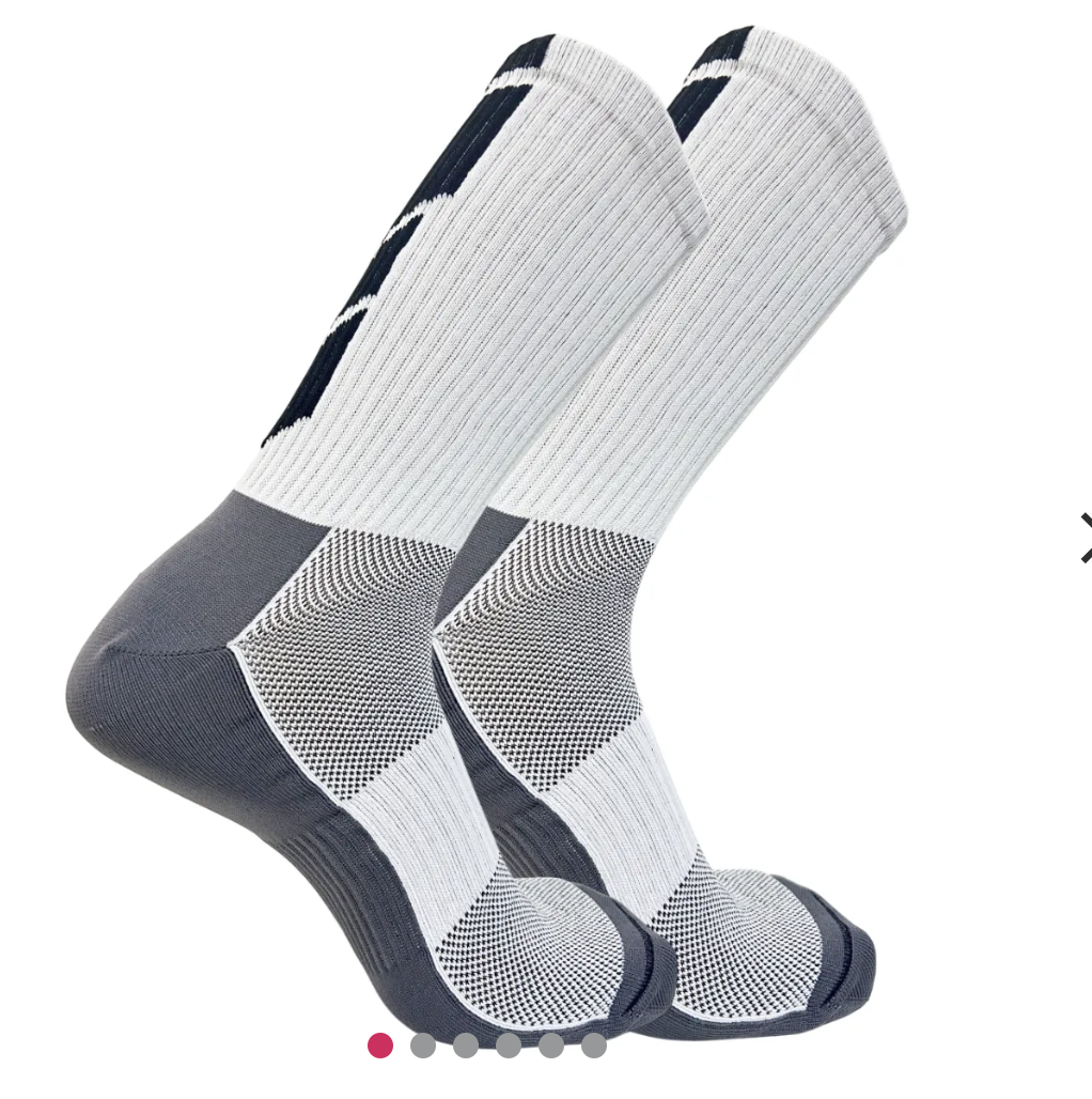 Meia Up Ciclismo Cano Longo Microfibra Masculina Branco - 39/44