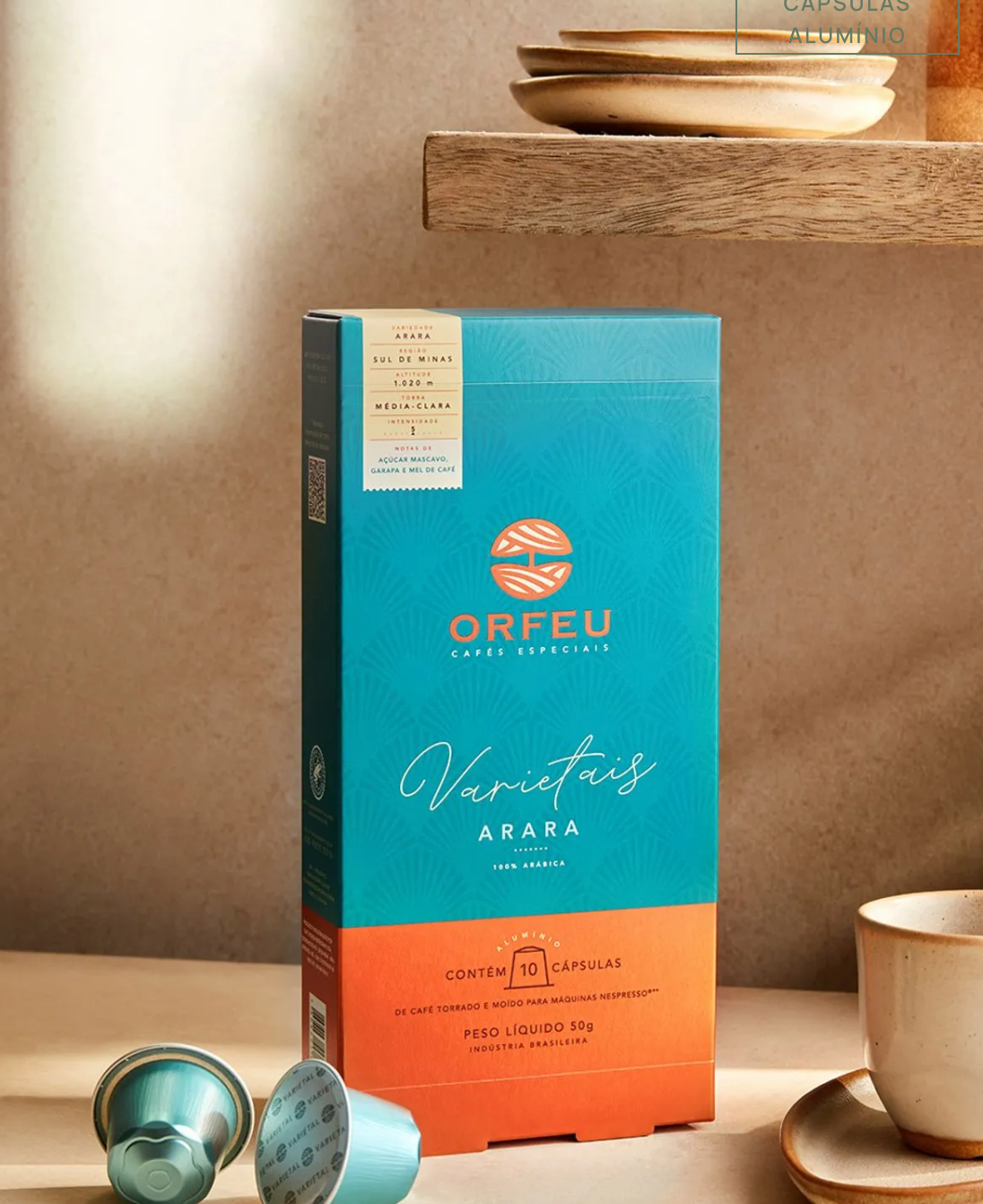 Cápsulas compatíveis Nespresso* Arara