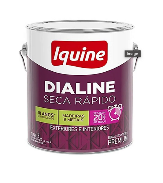 Esmalte Sintético Iquine Dialine Alto Brilho Branco Neve 3L