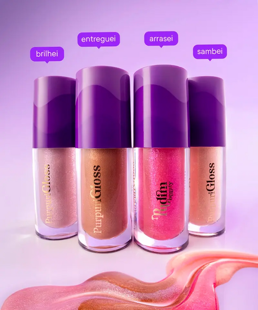 PurpuriGloss | Gloss Glitter cor Entreguei | 5g